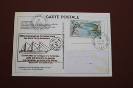 Carte Postale TAAF 1998 - Timbre 231 : ILe St Paul écologie - Oblitération Du 25 Décembre 1998 - Other & Unclassified