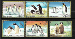 Umm Al Qiwain     N° 630 à  635   Oblitérés     B/TB    - Faune Antarctique