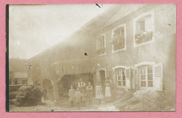 57 - FINSTINGEN - FENETRANGE - Cachet - Carte Photo - Ferme - Maison à Identifier - 3 Scans - Fénétrange