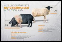 BRD MiNr. Block 81 (3261-3262) ** Alte Und Gefährdete Nutztierrassen, Postfrisch - 2011-2020