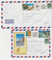 Nouvelle-Calédonie > 1991  2 PLIS S/Lettre  N° 638+639  BON ETAT - Altri & Non Classificati