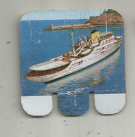 Plaque En Tole HUILOR à Monter , Bateau , LE CHRISTINA ,Libéria 1949 , Yacht - Tin Signs (after1960)