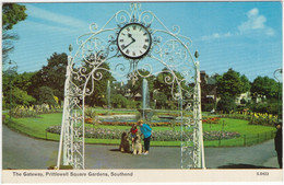 The Gateway, Prittlewell Square Gardens, Southend - (Clock/Horloge) - Southend, Westcliff & Leigh