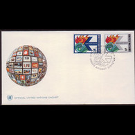 UN-NEW YORK 1979 - FDC - 308-9 Disaster Relief - Briefe U. Dokumente