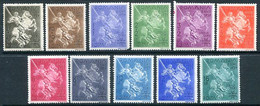 ROMANIA 1939 Accession Anniversary LHM / *  Michel 598-608 - Nuevos