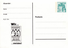 BRD, PP 100 D2/012, BuSchl. 40,  Frankfurt "Naposta", Walch - Postales Privados - Nuevos