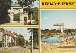 D-10119 Berlin - Pankow - Alte Ansichten - Freibad - Bürgerpark - Johannes R.- Becher Str. - Cars - Pankow