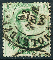 BELGIUM #13 Used - 1863-65 1c Leopold - 1849-1865 Medaillons (Varia)