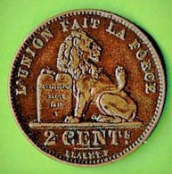 BELGIQUE / 2 CT / 1912 / LEGENDE EN FRANCAIS - 2 Cent