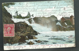 Auburn And Lewiston , ME. The Two Profiles - Indians Head " And Old Man Af The Falls- Laq100 - Auburn