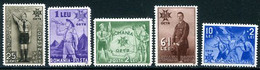 .ROMANIA 1935 Anniversary Of Accession LHM / *.  Michel 484-88 - Nuevos