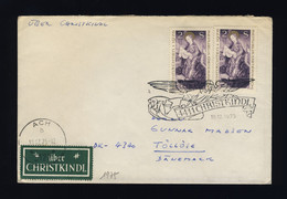 AUTRICHE / AUSTRIA / ÖSTERREICH 1975 2xMi.1503 On Cover "über CHRISTKINDL" - Lettres & Documents