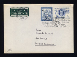 AUTRICHE / AUSTRIA / ÖSTERREICH 1980 "Über CHRISTKINDL" Cover (Mi.1440, 1660) - Briefe U. Dokumente