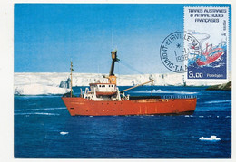 TAAF - Carte Maximum - 3,00 Polar - Dumont D'Urville Terre Adélie - 1/1/1986 - Briefe U. Dokumente