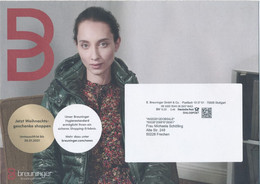 BRD / Bund Stuttgart Dialogpost DV 12.20 0,45 Euro 2020 Breuninger Mode Frau Corona Hygienestandard - Cartas & Documentos
