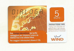 ESPAGNE PREPAID PHONE CARD WIND  5 EURO. - Other & Unclassified