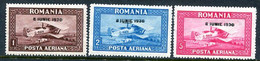 ROMANIA 1930 Airmail: Accession Of King Carol II  LHM / *   Michel 374-74Y - Ongebruikt