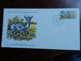 12.3) SOUTH WEST AFRICA WORLD WILDLIFE FUND FIRST DAY COVER 1976 OUTJO - Other & Unclassified