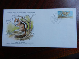 12.3) SOUTH WEST AFRICA WORLD WILDLIFE FUND FIRST DAY COVER 1976 OUTJO SCOIATTOLO - Andere & Zonder Classificatie