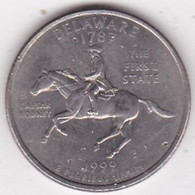 Delaware Quarter Dollar 1999 D, Georges Washington, Cupronickel KM# 293 - 1999-2009: State Quarters