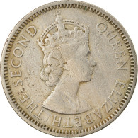 Monnaie, Etats Des Caraibes Orientales, Elizabeth II, 25 Cents, 1965, TTB - Territoires Des Caraïbes Orientales