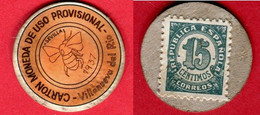 GUERRE CIVIL MONNAIE CARTON TB 8 -  Monedas De Necesidad