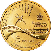 Monnaie, Australie, Elizabeth II, Queen's Baton Relay, 5 Dollars, 2006, SPL+ - 5 Dollars