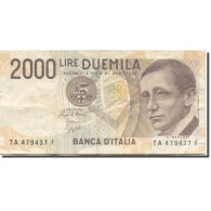 Billet, Italie, 2000 Lire, 1990-1992, Undated (1990-92), KM:115, TB - 2000 Lire