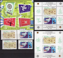 CEPT-Blöcke 2006 TK/Zypern 630/1,Block 24A/B+Bl.25 ** 34€ Stamps On Stamp Ms Hoja Bloc Ss Sheets Bf 50 Years EUROPA - Sonstige & Ohne Zuordnung