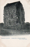 Environs D'Ouffet  Ruines De La Tour Warzée Circulé En 1908 - Ouffet