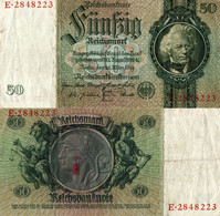 Germany / 50 Reichsmark / 1933 / P-182(a) / VF - 50 Reichsmark