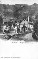 SACHSELN → Dorfstrasse Gegen Die Kirche, Ca.1900 - Sachseln