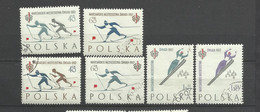 Pologne   YT  Oblitérés 1157/62 Sports Hiver Zakopane Ski Saut   Poland Polska Polen - Sonstige & Ohne Zuordnung