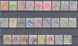 Netherlands Queen Wilhelmina Used Lot - Used Stamps