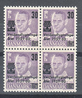 Denmark 1960 Mi#377 Mint Never Hinged Piece Of 4 - Nuevos