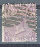 Great Britain, Surface Printing Six Pence Used - Gebruikt