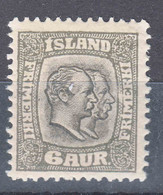 Iceland Island Ijsland 1907 Mi#52 Mint Hinged - Ongebruikt