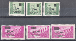 Istria Litorale Yugoslavia Occupation, Porto 1946 Sassone#8-13 Mint Never Hinged - Jugoslawische Bes.: Istrien