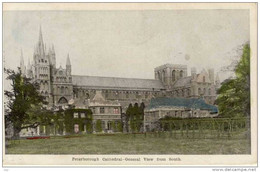 PETERBOROUGH - Cathedral-General. View From South. 1906. Stamp: Half Penny - Huntingdonshire