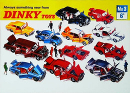 ► Carte Postale Publicité - Jouet Automobile Toy Car DINKY Toys 1950s - Reproduction - Publicidad