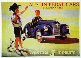 ► Carte Postale Publicité - Voiture Austin Pedal Car - Voiture à Pédales   - Reproduction - Advertising - All Brands