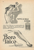 # BOROTALCO MANETTI & ROBERTS Florence 1950s Advert Pubblicità Publicitè Reklame Firenze Talc Talcum Powder Cosmetics - Unclassified