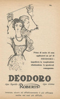 # DEODORO MANETTI & ROBERTS Florence 1950s Advert Pubblicità Publicitè Reklame Firenze Deodorant Desodorant Cosmetics - Unclassified