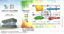 Hong Kong 2010 World Expo Shanghai Computer Chip FDC Express Cover - 2010 – Shanghai (China)