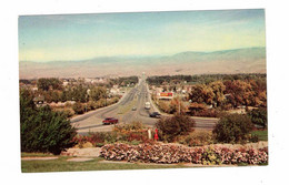 BOISE, Idaho, USA, Looking Down Capitol Boulevard, 1950's Cars, Old Chrome Postcard - Boise