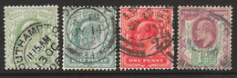 Y&T Edward VII Nrs 106/108 + 106a Used - Non Classés