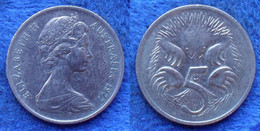 AUSTRALIA - 5 Cents 1977 "echidna" KM#64 Elizabeth II Decimal - Edelweiss Coins - Sin Clasificación