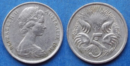 AUSTRALIA - 5 Cents 1981 "echidna" KM# 64 Elizabeth II Decimal - Edelweiss Coins - Unclassified