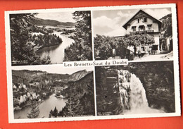 SIO-40  Multivues, Les Brenets Saut Du Doubs.  Circulé En 1957  Sartori - Les Brenets