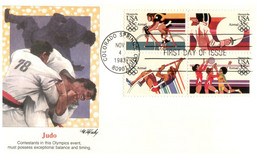 (BB 2) USA - Fleetwood FDC - Olympic Games Judo - Non Classés